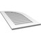 Ekena Millwork Quarter Round Top Right Surface Mount PVC Gable Vent w/ 3-1/2"W x 1"P Standard Frame, 20"W x 40"H GVPQR20X4001SN - alternate 3